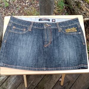 Ed Hardy Denim Skirt 28